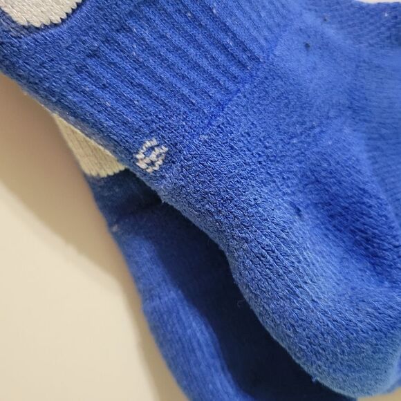 Nike Elite Crew Blue Basketball Socks - Picture 7 of 8